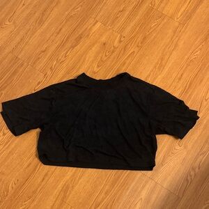 IVY PARK Black Crop Top